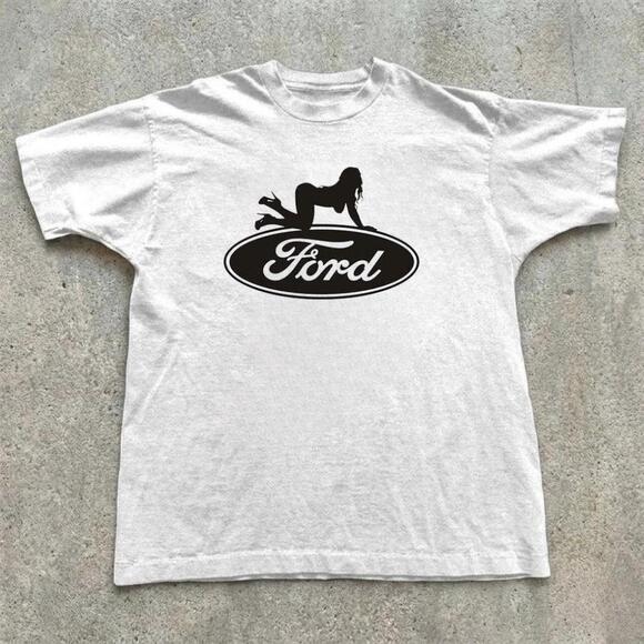 Other - White Ford Tee With Black Graphic